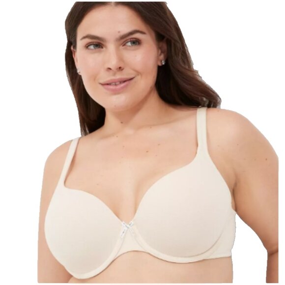 Cacique Lane Bryant Womens Beige T Shirt Bra U/WPlus Size 44DD NWOT - Picture 3 of 8